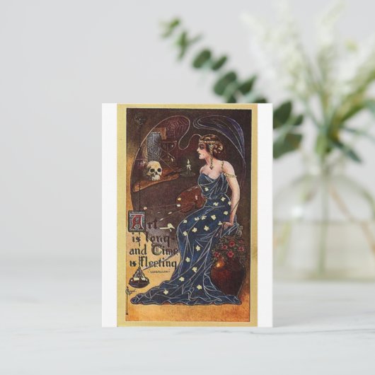 HALLOWEEN-33 POSTKARTE (Stehend Vorderseite)