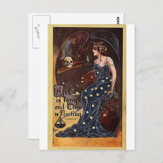 HALLOWEEN-33 POSTKARTE (Vorne/Hinten)