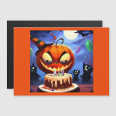 Halloween 3 - Geburtstag Magnetkarte (Vorne/Hinten)