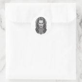Halloween 3 vampire, Horror, erschreckend vampire, Runder Aufkleber (Tasche)