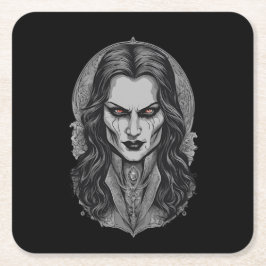 Halloween 3 Vampire, Horror, erschreckender Vampir Rechteckiger Pappuntersetzer