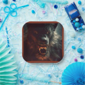 Halloween 3 Werewolf Pappteller (Party)