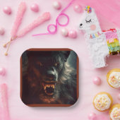 Halloween 3 Werewolf Pappteller (Party)