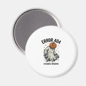 Halloween 404 Kostüm Kürbis Geist Fehler Design_1 Magnet (Vorderseite/Rückseite)