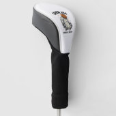 Halloween-404-Kostüm-Kürbis-Geist-Fehlermuster_1 Golf Headcover (angewinkelt)