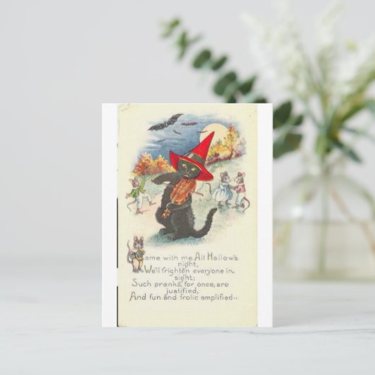HALLOWEEN-42 POSTKARTE (Stehend Vorderseite)