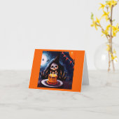 Halloween 4 - Geburtstag Karte (Gelbe Blume)