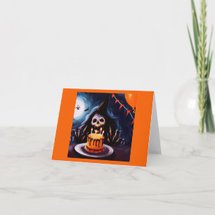 Halloween 4 - Geburtstag Karte