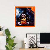 Halloween 4 - Geburtstag Poster (Heimbüro)