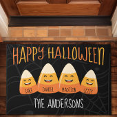 Halloween 4 Person Family Candy Corn Fußmatte