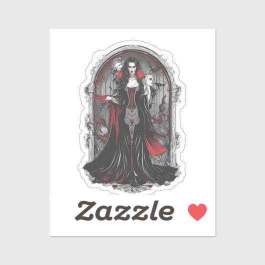 Halloween 4 Vampire, beängstigendes Monster, Horro Aufkleber (Blatt)