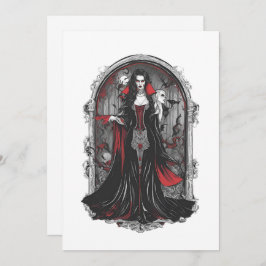 Halloween 4 Vampire, beängstigendes Monster, Horro Einladung