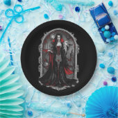 Halloween 4 Vampire, lustiges, beängstigendes Mons Pappteller (Party)