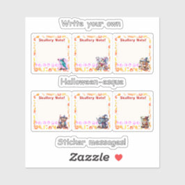 Halloween-4" x 4" Vinyl-Aufkleber nach Maß geschni Aufkleber