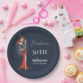 Halloween 50. Geburtstagsparty Pappteller (Party)