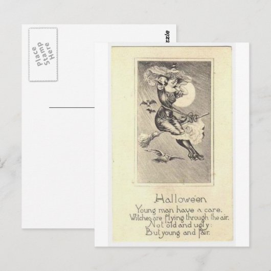 HALLOWEEN-51 POSTKARTE (Vorne/Hinten)