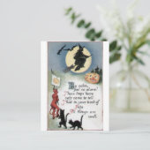 HALLOWEEN-53 POSTKARTE (Stehend Vorderseite)