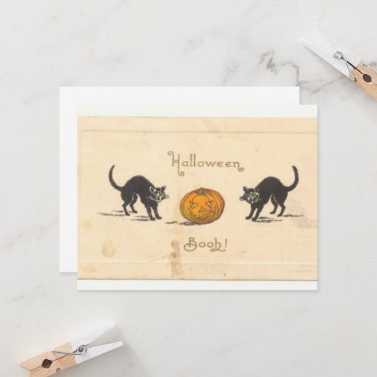 HALLOWEEN-59 KARTE (Vorderseite/Rückseite Beispiel)