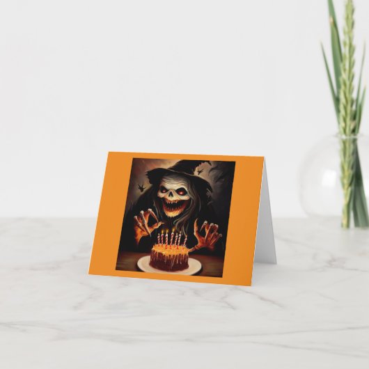 Halloween 5 - Geburtstag Karte (Vorderseite)