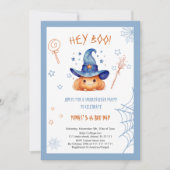 Halloween 5. Geburtstagsjunge Einladung (Vorderseite)