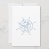 Halloween 5. Geburtstagsjunge Einladung (Rückseite)