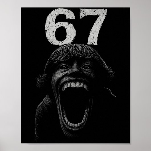 Halloween 67 Scp Horror Gesicht Beängstigend Kostü Poster (Vorne)