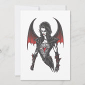 Halloween 6 Vampire, Horror, erschreckend vampire, Einladung (Vorderseite)