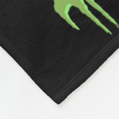 Halloween 7. Geburtstag Dabbing Zombie Phantastisc Fleecedecke (Ecke)
