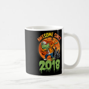 Halloween 7. Geburtstag Dabbing Zombie Phantastisc Kaffeetasse