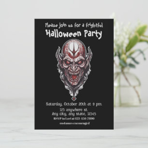 Halloween, 7 Vampire, erschreckend, beängstigend, Einladung