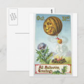 HALLOWEEN-87 POSTKARTE (Vorne/Hinten)