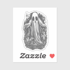 Halloween 8, furchtbar, spukhaft, beängstigend, bö aufkleber