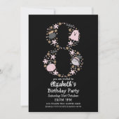 Halloween 8. Geburtstag Einladung (Vorderseite)