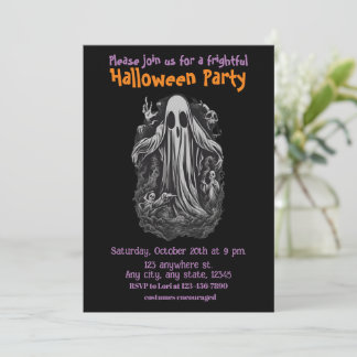 Halloween, 8 Spirituosen, Sporosen, Party Einladun Einladung