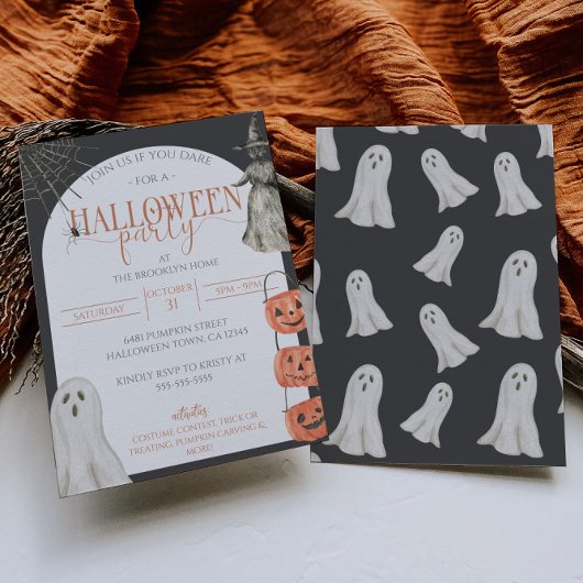 Halloween 90er Ästhetische Party Einladung