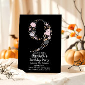 Halloween 9. Geburtstag Einladung