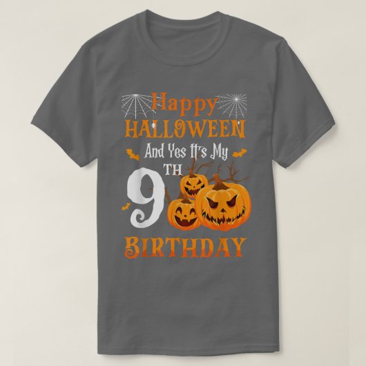 Halloween 9-Party Pumpkin Sp. T-Shirt (Design vorne)