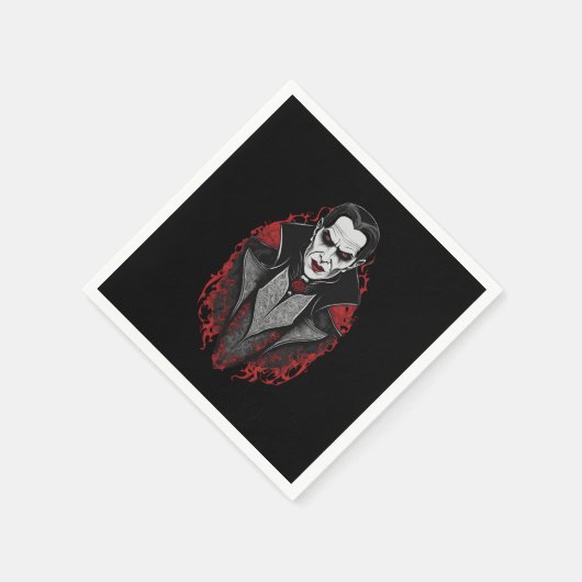 Halloween 9 Vampire, Horror, erschreckend vampire, Serviette (Ecke)