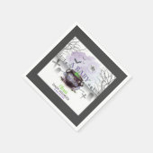 Halloween A Baby bricht Napkin (P/G/B) Serviette (Ecke)