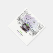 Halloween A Baby bricht Napkin (P/G) Serviette (Ecke)