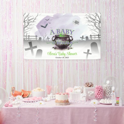Halloween A Baby ist Banner (P/G) (Party)
