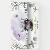 Halloween A Baby ist Banner (P/G) (Vertikal)