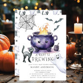 Halloween A Baby wird Baby-Dusche brauen Einladung