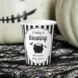 Halloween A Baby wird Baby-Dusche brauen Pappbecher