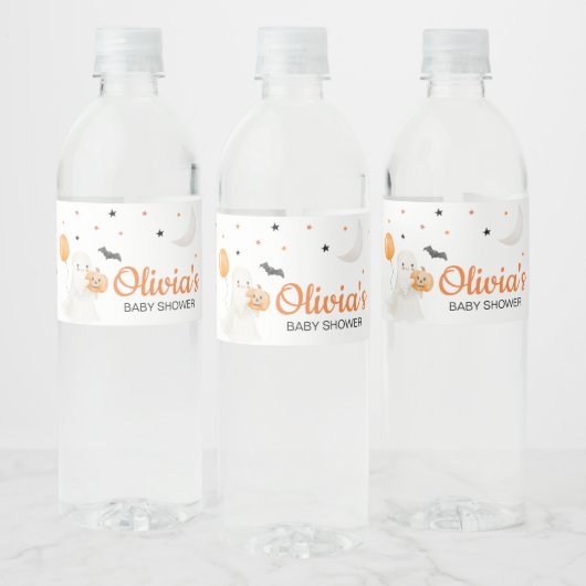 Halloween A Little Boo ist fast die passende Kinde Wasserflaschenetikett (Flaschen)