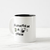 Halloween-a-thon 2-seitige Tasse (Vorderseite Links)