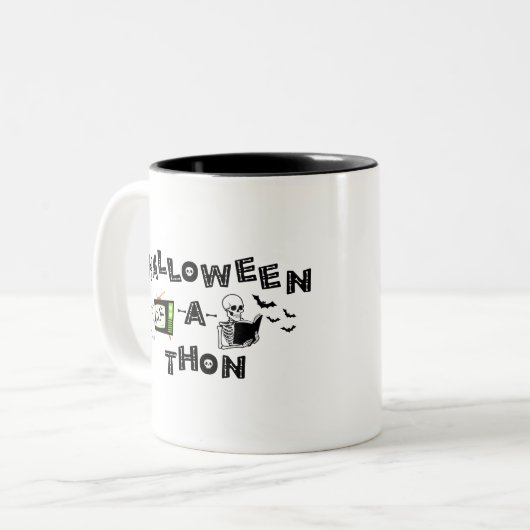 Halloween-a-thon 2-seitige Tasse (Vorderseite Links)
