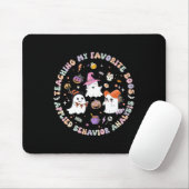 Halloween Aba Bcba Rbt Behavior Analyst Ghost Neur Mousepad (Mit Mouse)