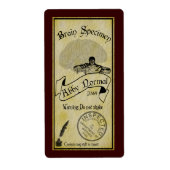 Halloween Abby Normal Flasche Label (Vorne)