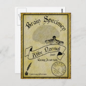 Halloween Abby Normale Postkarte (Vorne/Hinten)